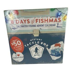 Mystery Tackle Box 8 Days of Salt Fishing Lures Holiday Advent Calendar 2023